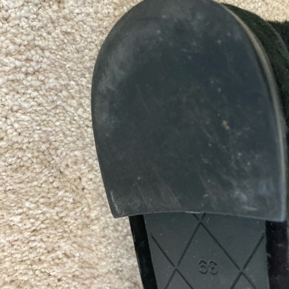 Chanel Black suede wool fur boots - Picture 13 of 13